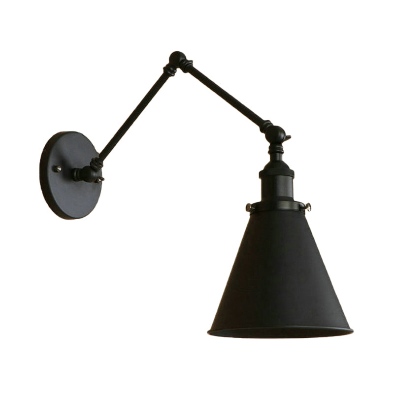 IndustrialFarm – Vegglampe i Svart/Rust med Rustikk Stil Luvikno