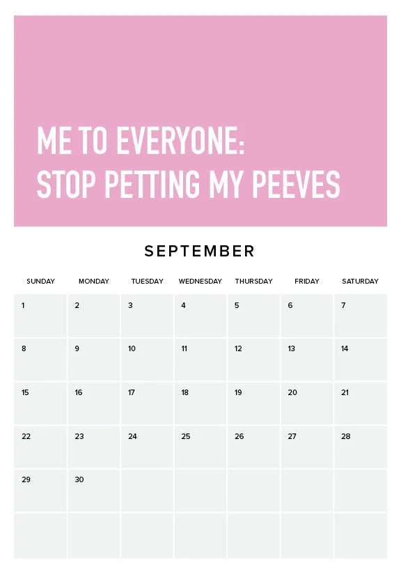 Adulting Is Hard 2024 Veggkalender | Luvikno