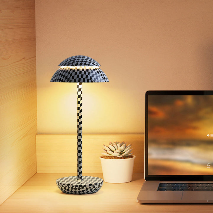 Luvikno | Aurelia Noire - Oppladbar trådløs bordlampe med innebygd LED-belysning og batteri