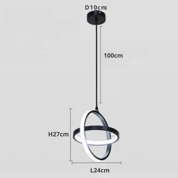 Moderne LED Hengende Lampe – Minimalistisk Pendellampe for Stue og Spisestue | Luvikno
