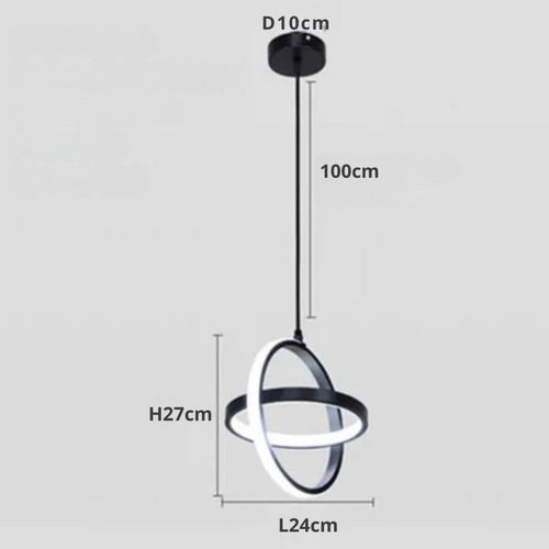 Moderne LED Hengende Lampe – Minimalistisk Pendellampe for Stue og Spisestue | Luvikno