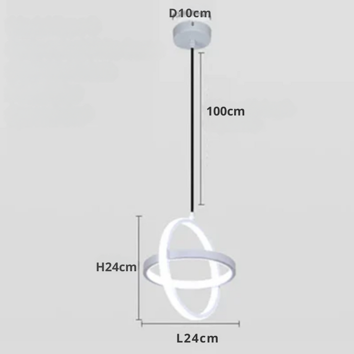 Moderne LED Hengende Lampe – Minimalistisk Pendellampe for Stue og Spisestue | Luvikno