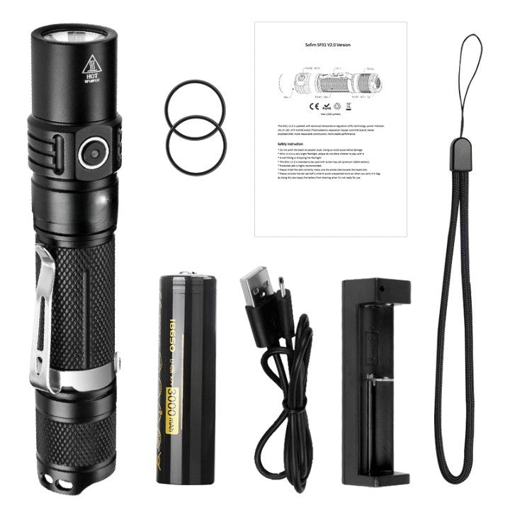 Night Power Tactical LED Lommelykt | Luvikno