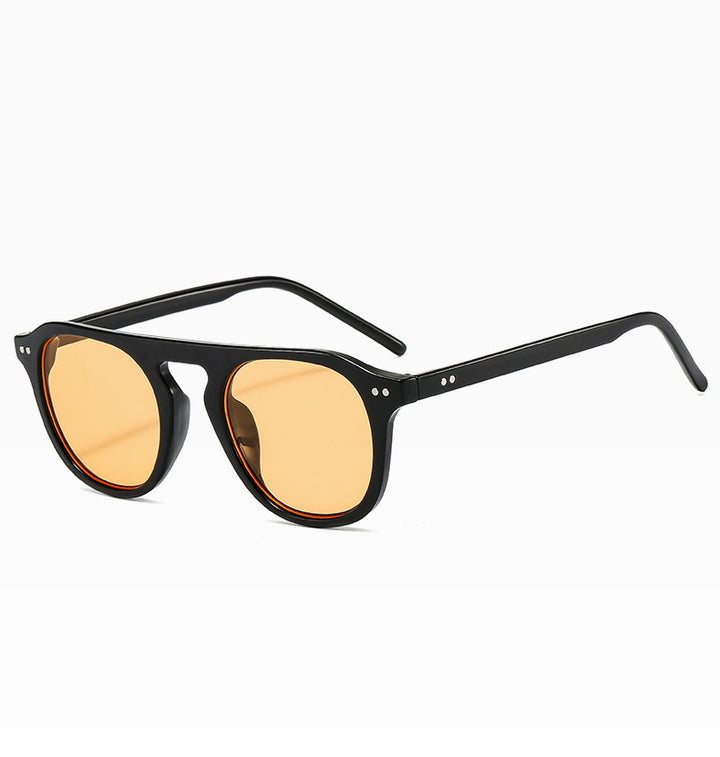 Dame klassisk solbrille med kvadratisk ramme og polarisert glass Luvikno