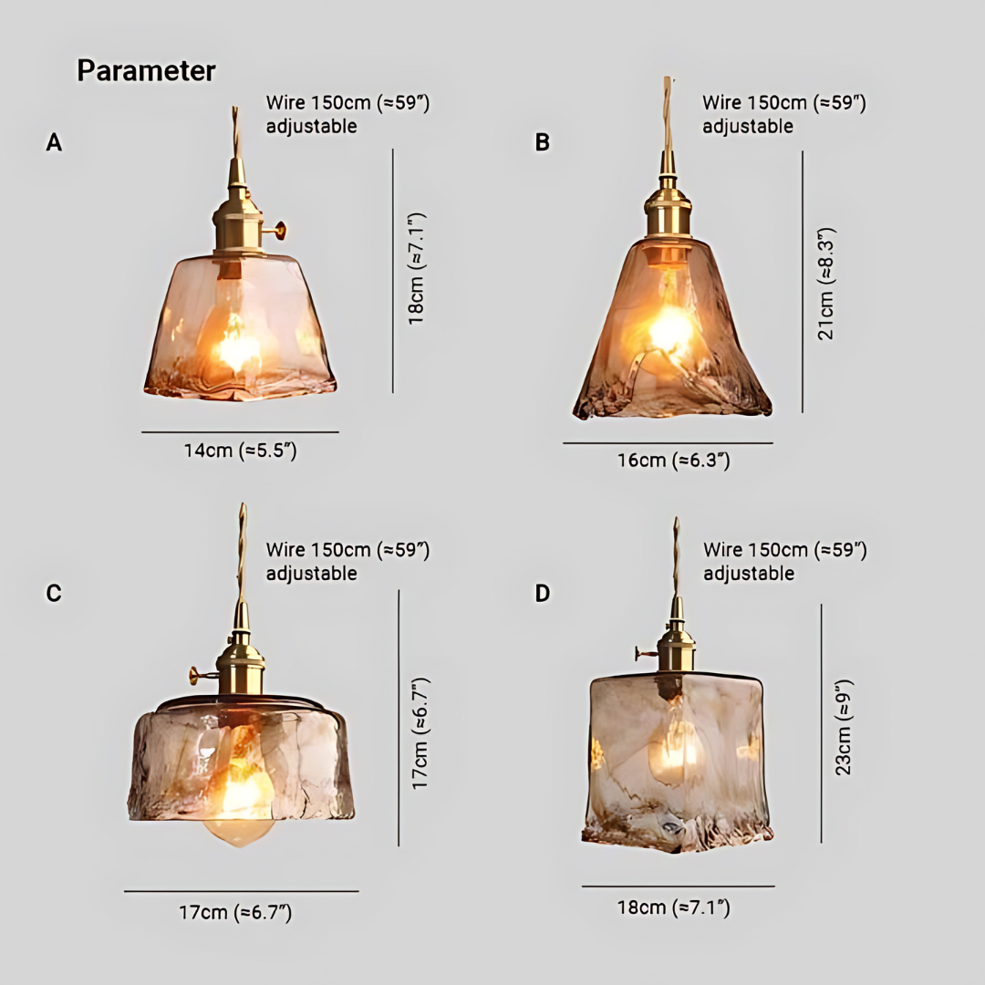 Retro LED Pendellampe - Jasper | Luvikno