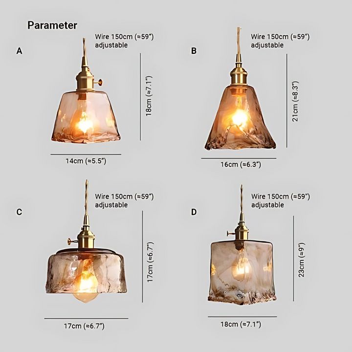 Retro LED Pendellampe - Jasper | Luvikno