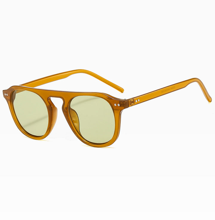 Dame klassisk solbrille med kvadratisk ramme og polarisert glass Luvikno