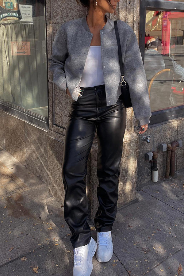 Luvik | Baseball-paita rento, huoleton Cardigan-takki