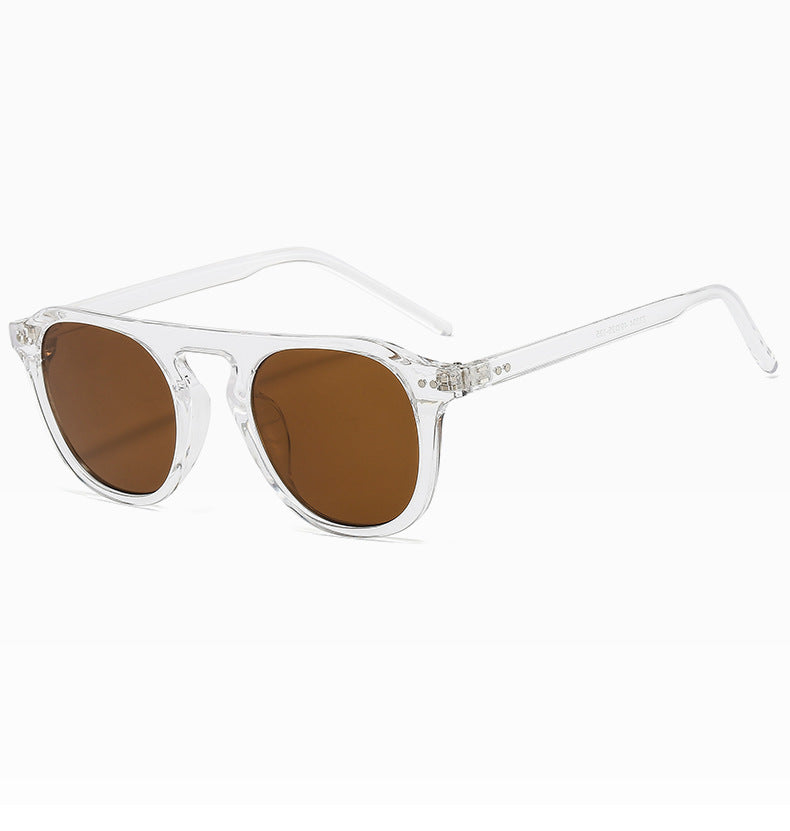 Dame klassisk solbrille med kvadratisk ramme og polarisert glass Luvikno