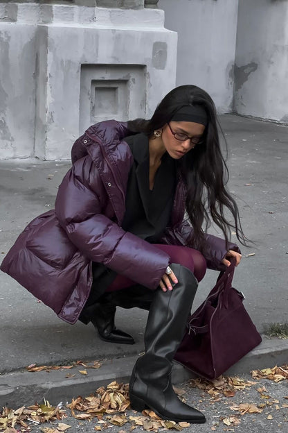 Luvik | Värillinen Pehmustettu Huppari Vetoketjulla