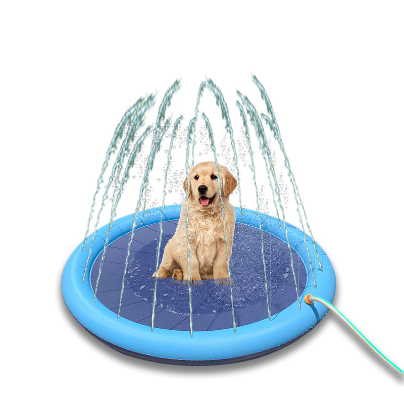 Hundebasseng med sprinklersystem Luvikno