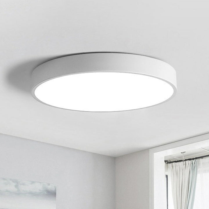 Moderne Ultra-Tyn LED Taklampe - Skandinavisk Stil for Soverom og Stue | Luvikno