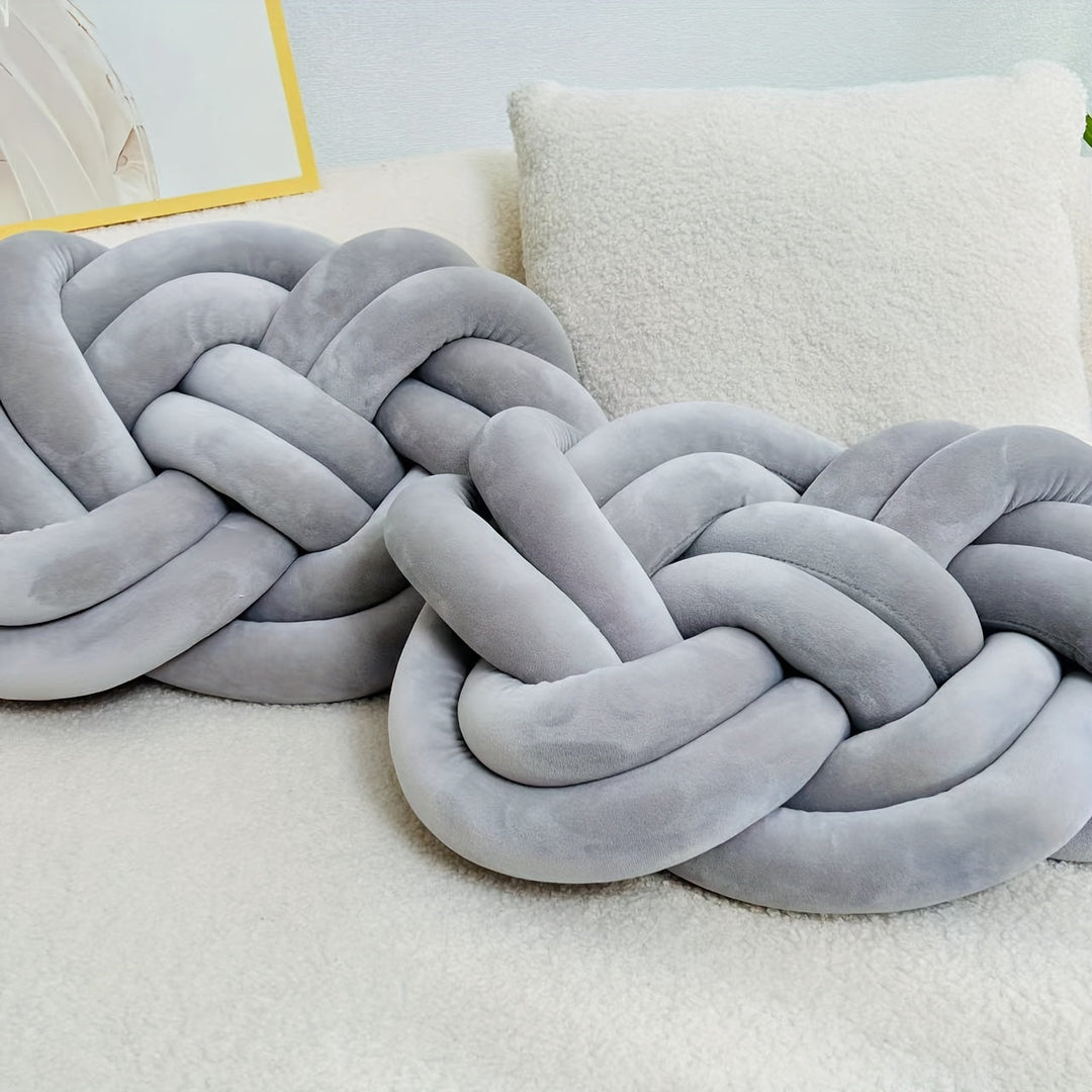 CozyPlush Set med 2 Plush Dekorative Puter – Myk Eleganse for Ditt Hjem Luvikno