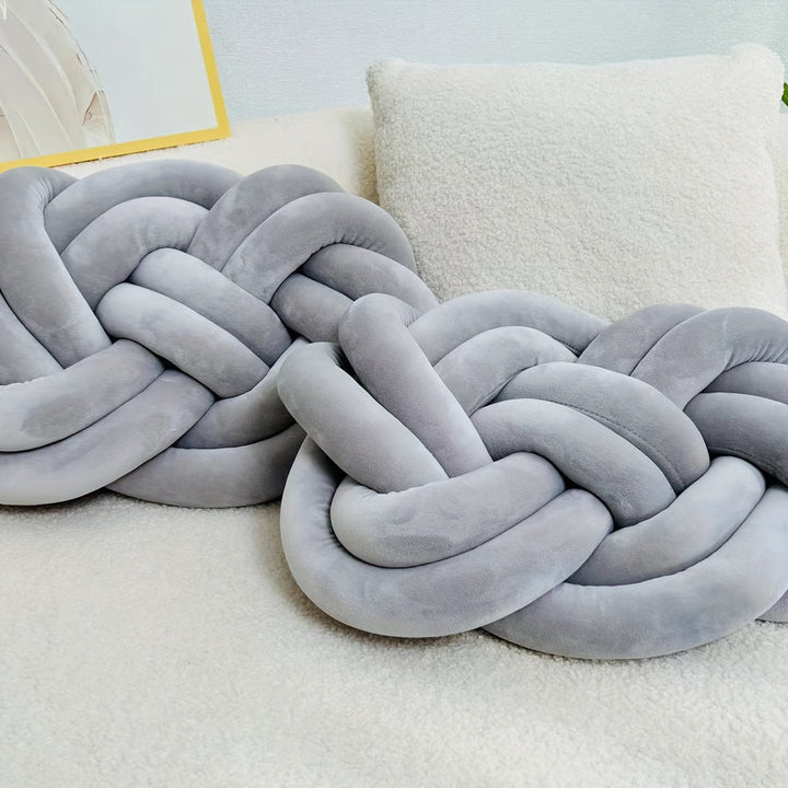 CozyPlush Set med 2 Plush Dekorative Puter – Myk Eleganse for Ditt Hjem Luvikno