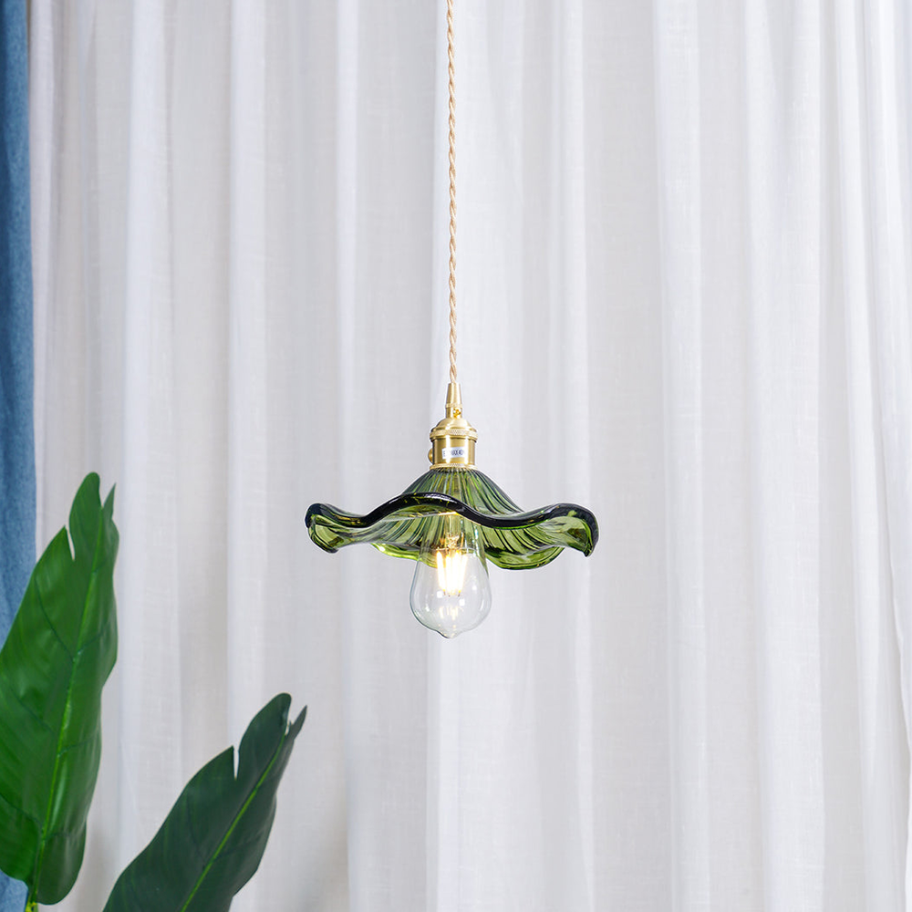 Trendy Hibiscus Blom Pendellampe - FlowerLite | Luvikno