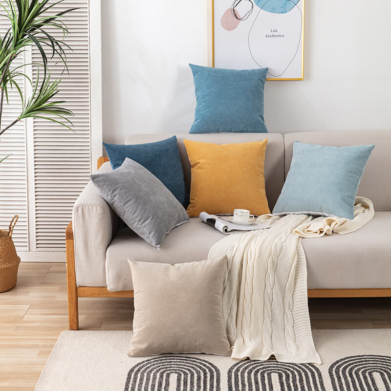 Premium vanntette sofa kastet dekke med jacquard kant | Luvikno