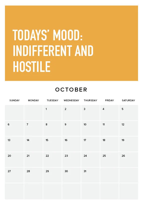 Adulting Is Hard 2024 Veggkalender | Luvikno