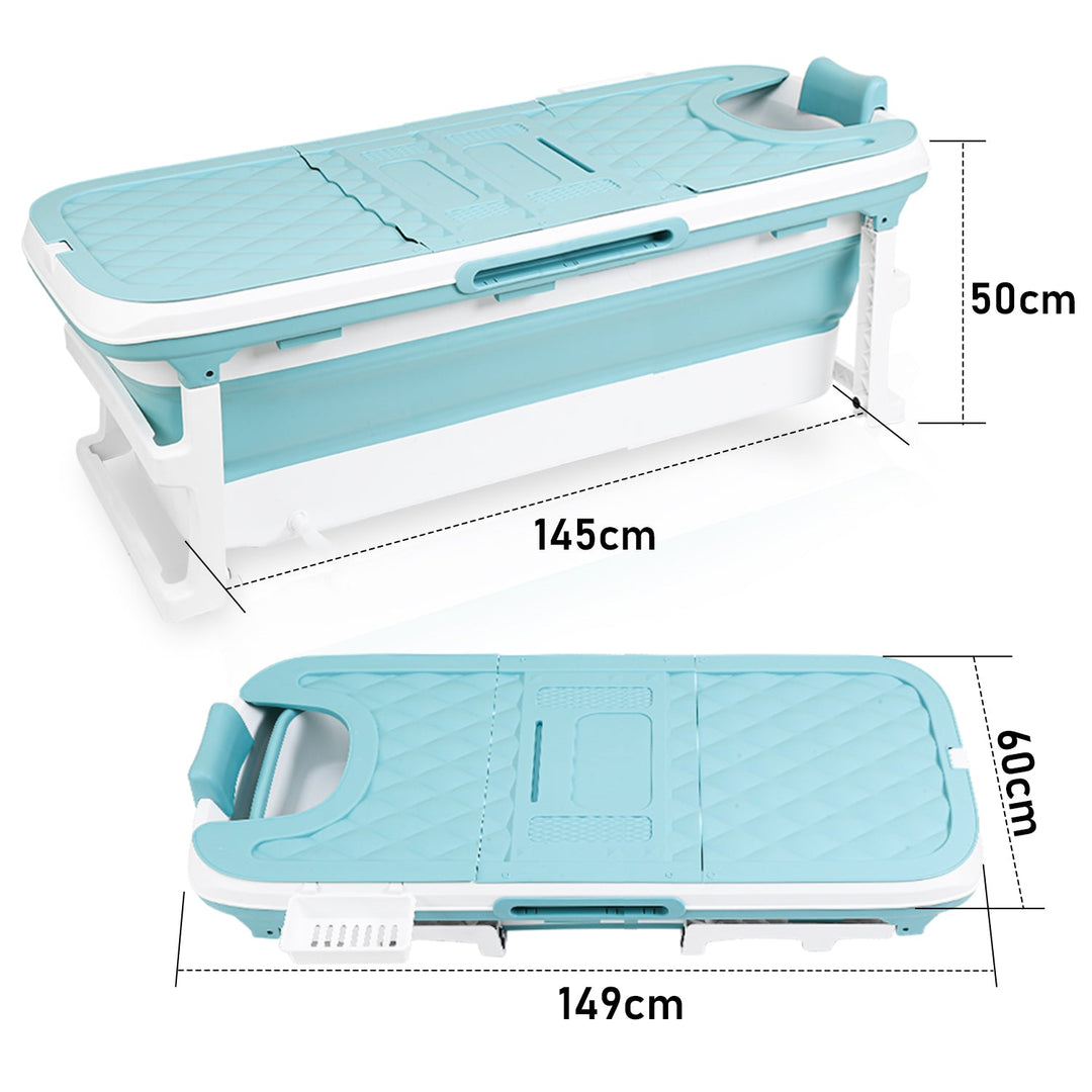 Foldbar badekar med lokk | Luvikno