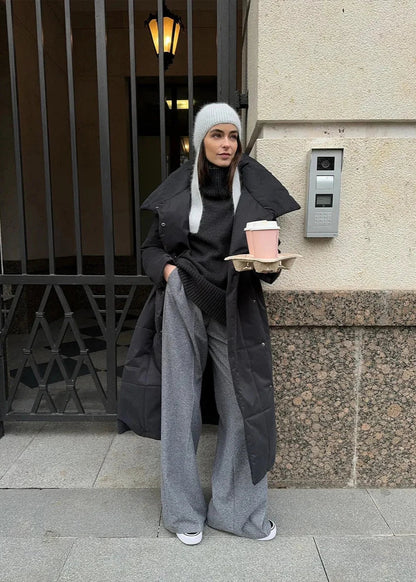 Luvik | Ylihkokokoinen pystykaulustakki