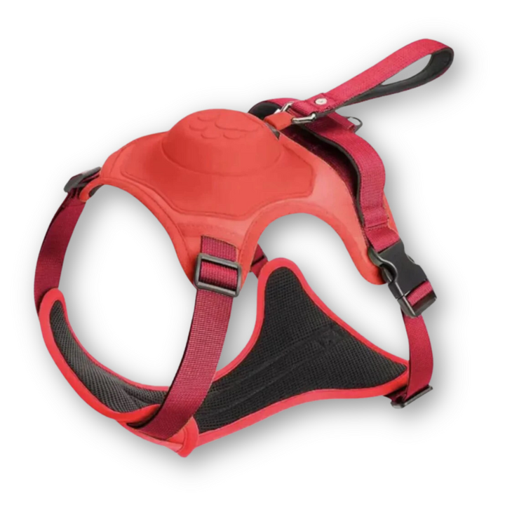 FlexiHarness – Komfortabel 2-i-1 hundesele med bånd Luvikno