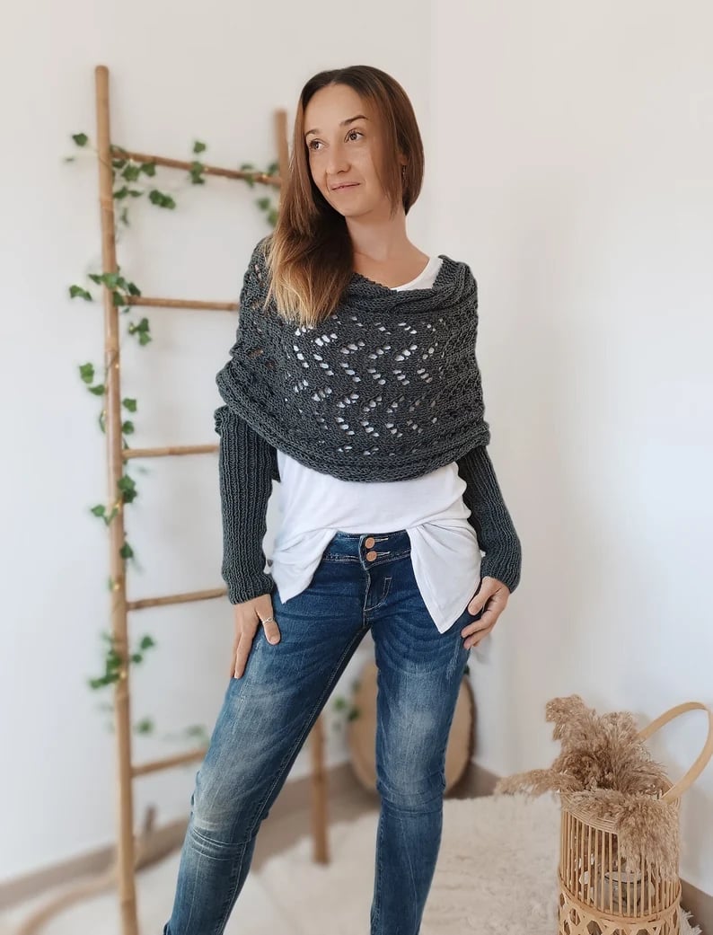 Luvik | Komfortabel strikket skjerf