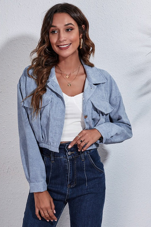 Luvik | Vyötärö Corduroy Takki