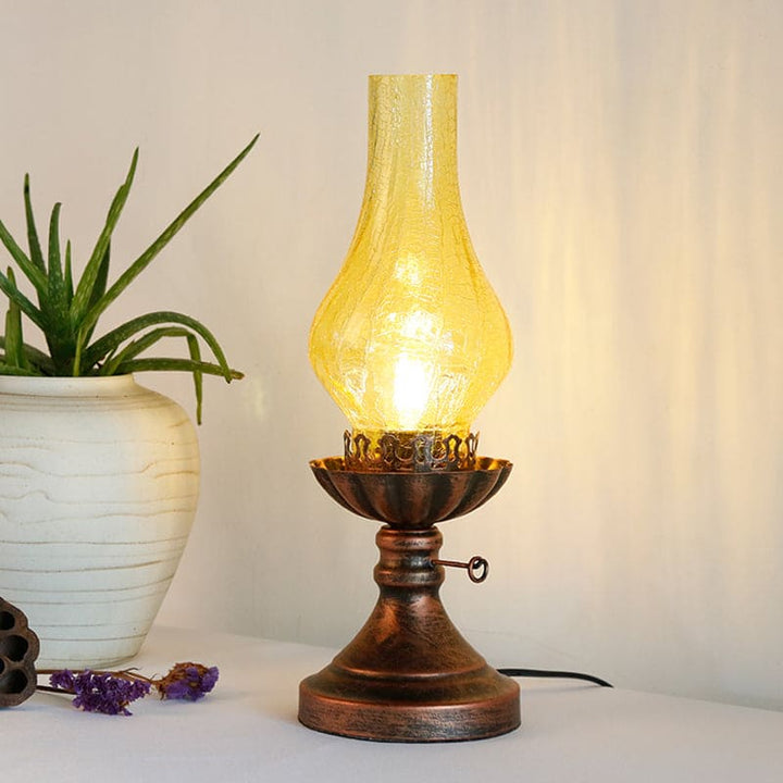 GlowThijs – Retro Atmosfære Lampe laget av Craykle Glasskål