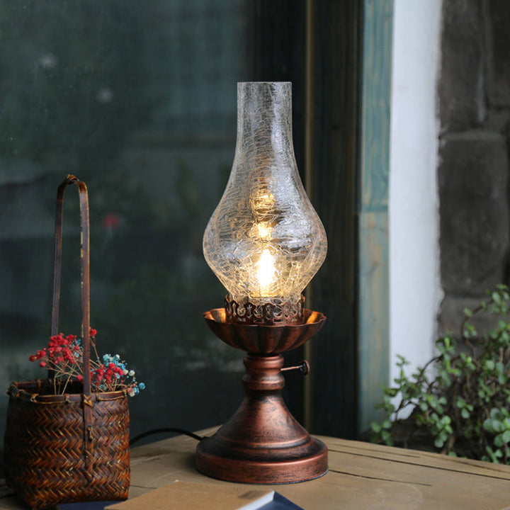 GlowThijs – Retro Atmosfære Lampe laget av Craykle Glasskål