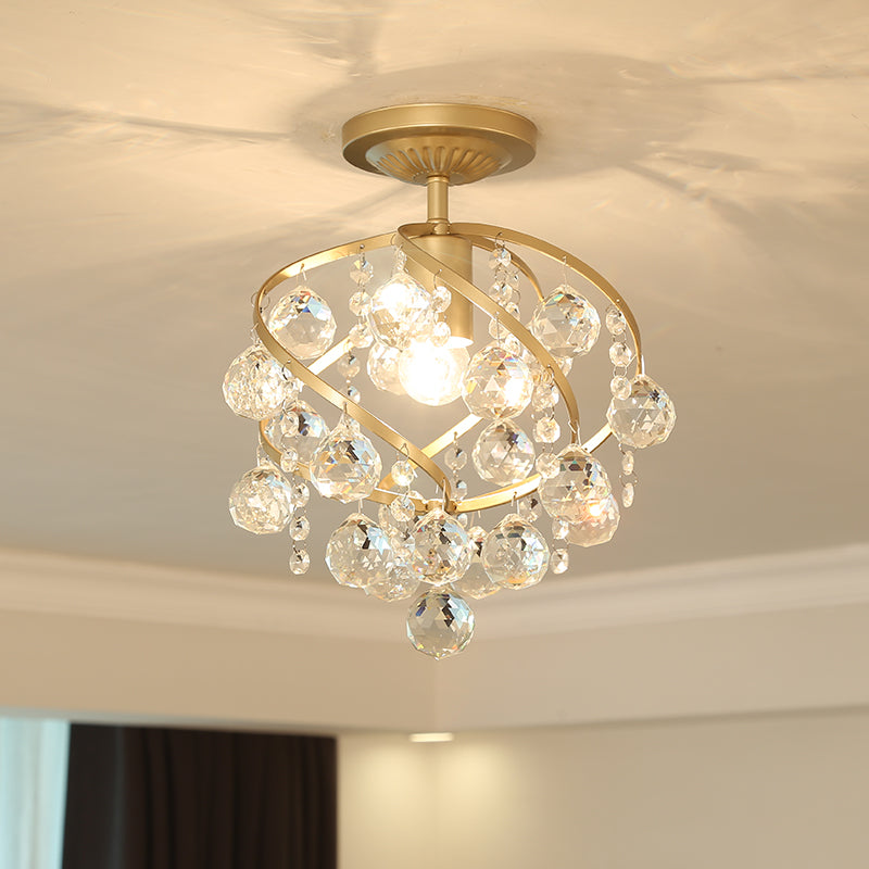 Luvikno | CrystalElegance Pendel - Luksus Taklampe med Messingdetaljer