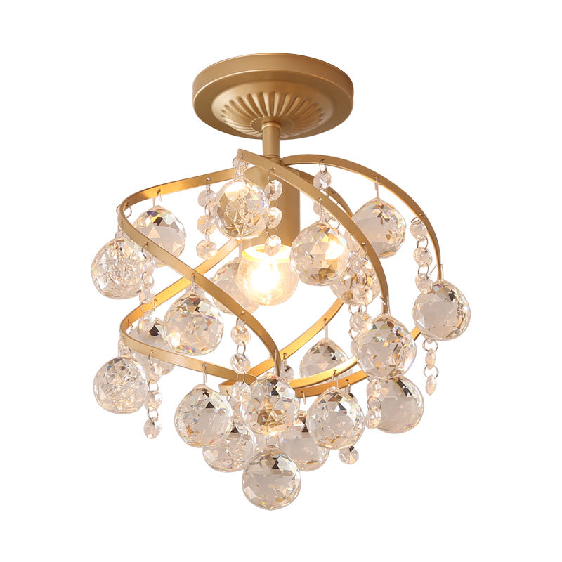 Luvikno | CrystalElegance Pendel - Luksus Taklampe med Messingdetaljer