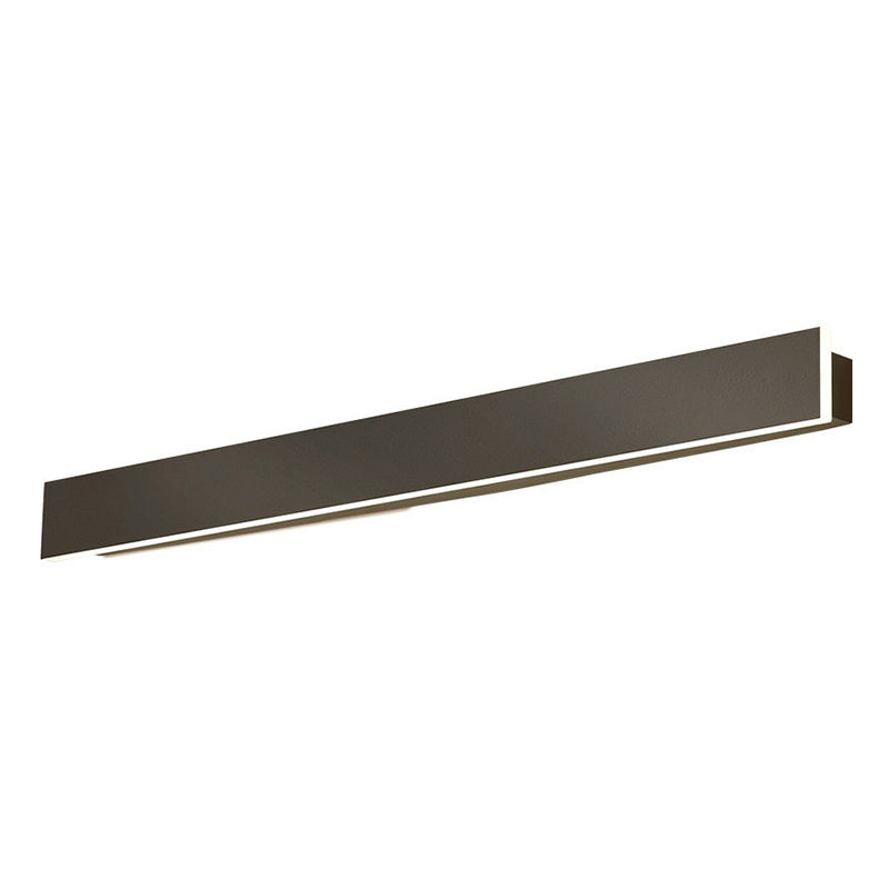 Aluminium skifer formet LED veggbelysning moderne svart vegglampe for stue | Luvikno