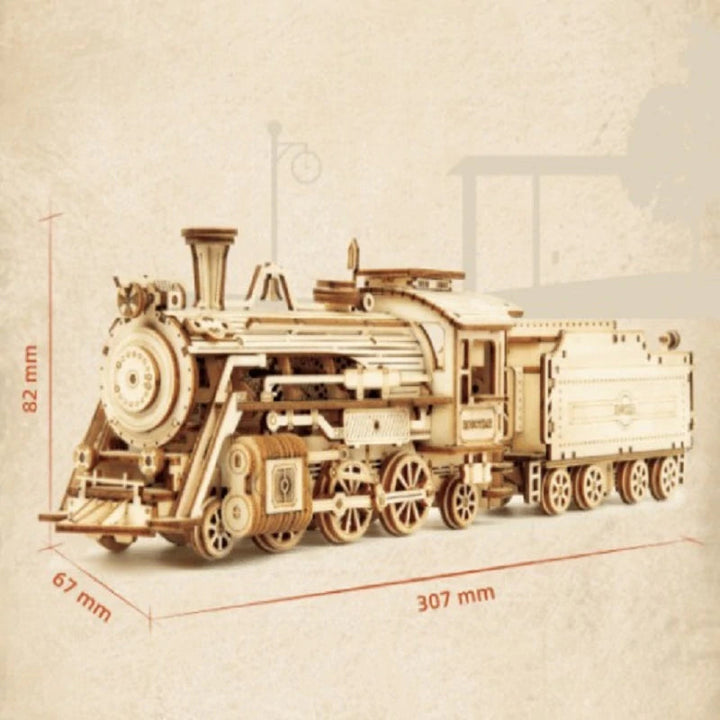 Super Tre Wooden Mechanical Model Puzzle Set | Luvikno