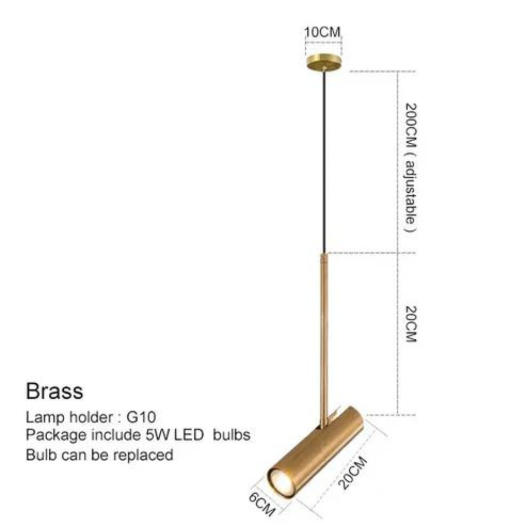 Luvikno | Elegant LED Pendellampe for Stemningsfulle Soverom – 15m²