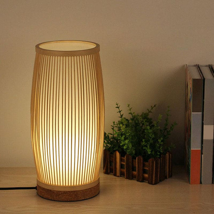 Luvikno | Bamboo Bright - Atmosfærisk bordlampe laget av bambus