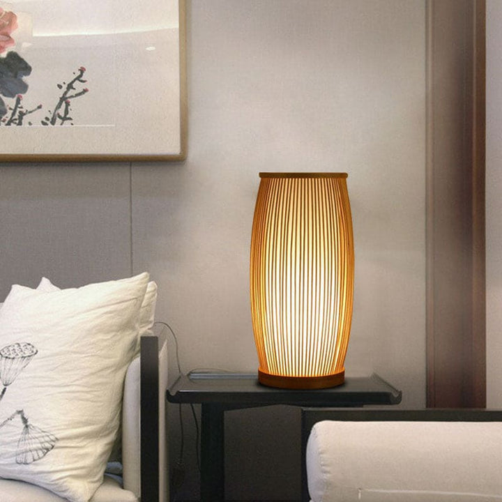 Luvikno | Bamboo Bright - Atmosfærisk bordlampe laget av bambus
