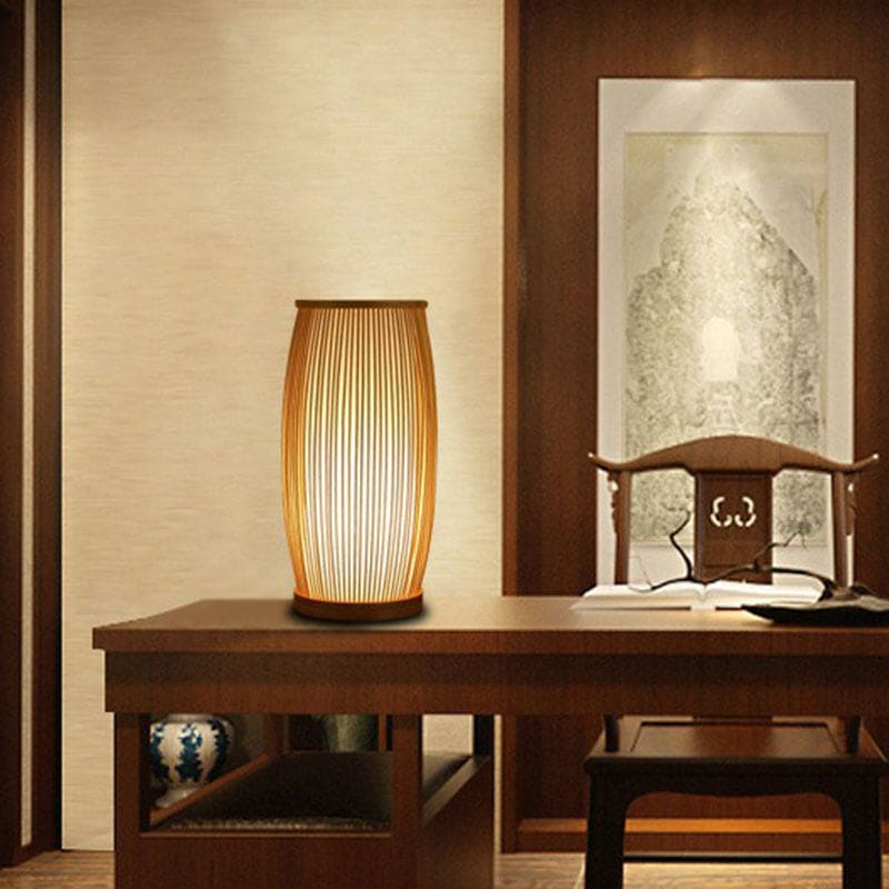 Luvikno | Bamboo Bright - Atmosfærisk bordlampe laget av bambus