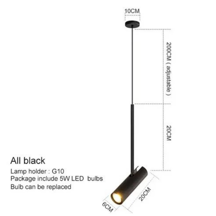 Luvikno | Elegant LED Pendellampe for Stemningsfulle Soverom – 15m²