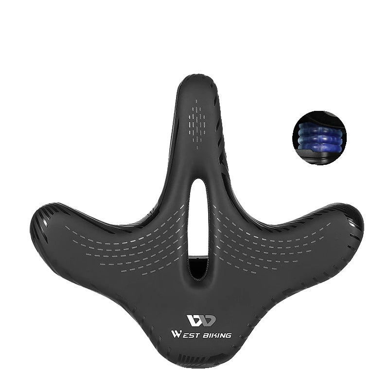 Luvikno | Komfortabel Ergonomisk Sykkelsete med Bredde Puter for Langdistanse Sykling – Kompatibel med MTB, E-Sykler og Mer