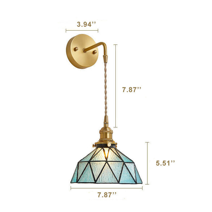 Luvikno | Stilig Aquarius Vegglampe med Vannbølge Glass – Moderne og Beroligende