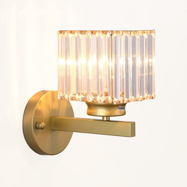 Krystallglass Vegglampe med Moderne Arm Design Luvikno