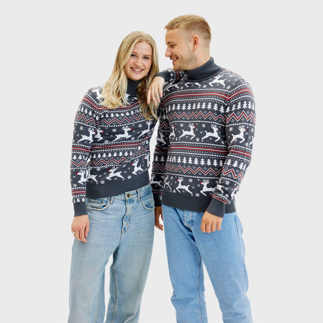 Luvik | Stilig Highneck julegenser - Herrer