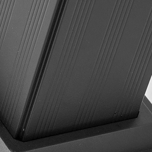 Moderne Minimalistisk Firkantet Sylinder Solvannett ABS PC LED Utendørs Lys For Hage | Luvikno