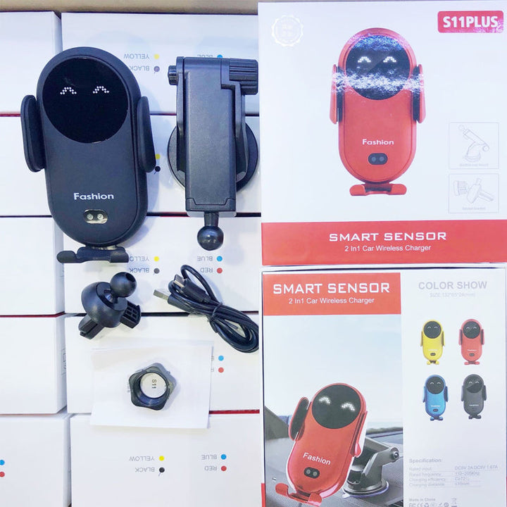 Smart Wireless Auto-Sensing Auto Håndholdt Holders Lader | Luvikno