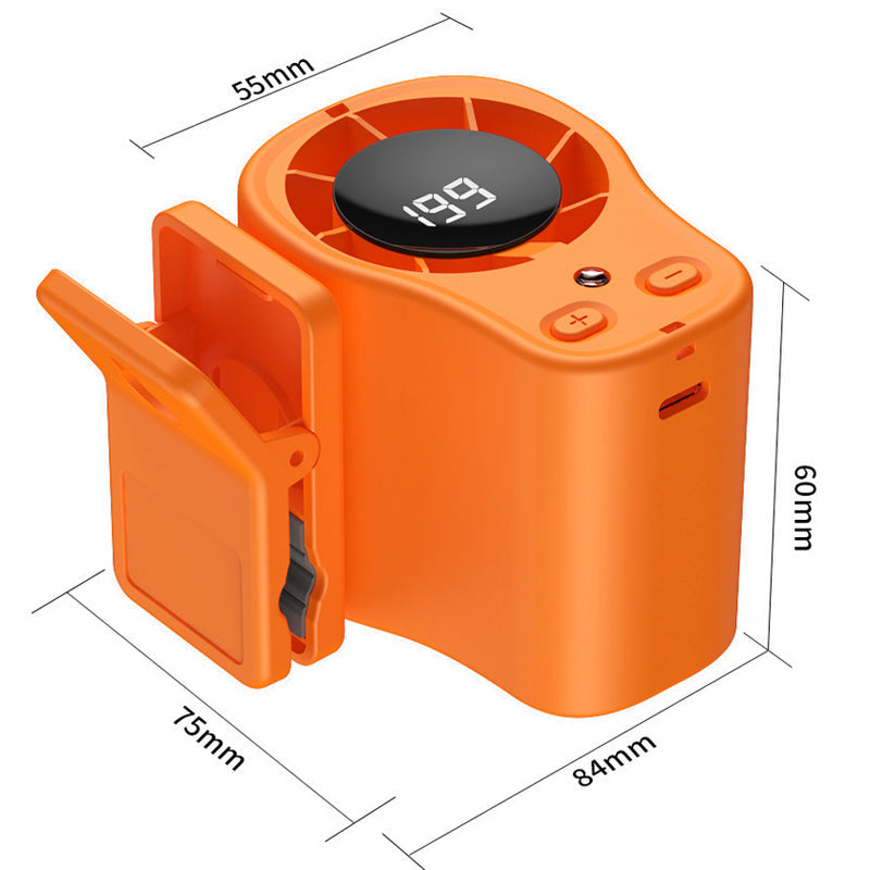 Mini vifte med ventilasjonsklemme for bil og skrivebord | Luvikno