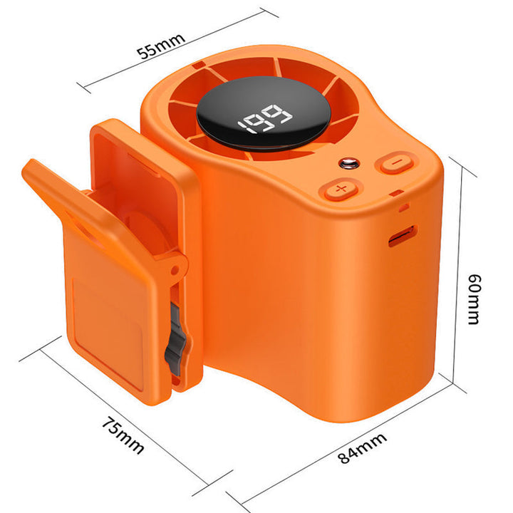 Mini vifte med ventilasjonsklemme for bil og skrivebord | Luvikno