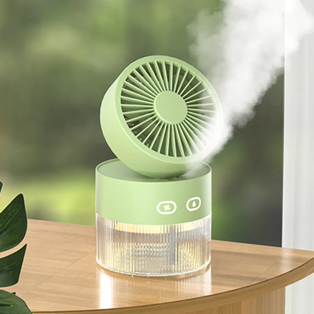 Mini Foldable USB Varme Lys Spray Vifte | Luvikno