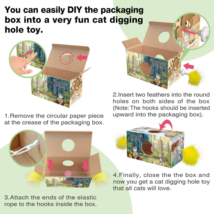 Cherry Radish Vobble Leke – DIY Teaser Lekepinne for Katter Luvikno