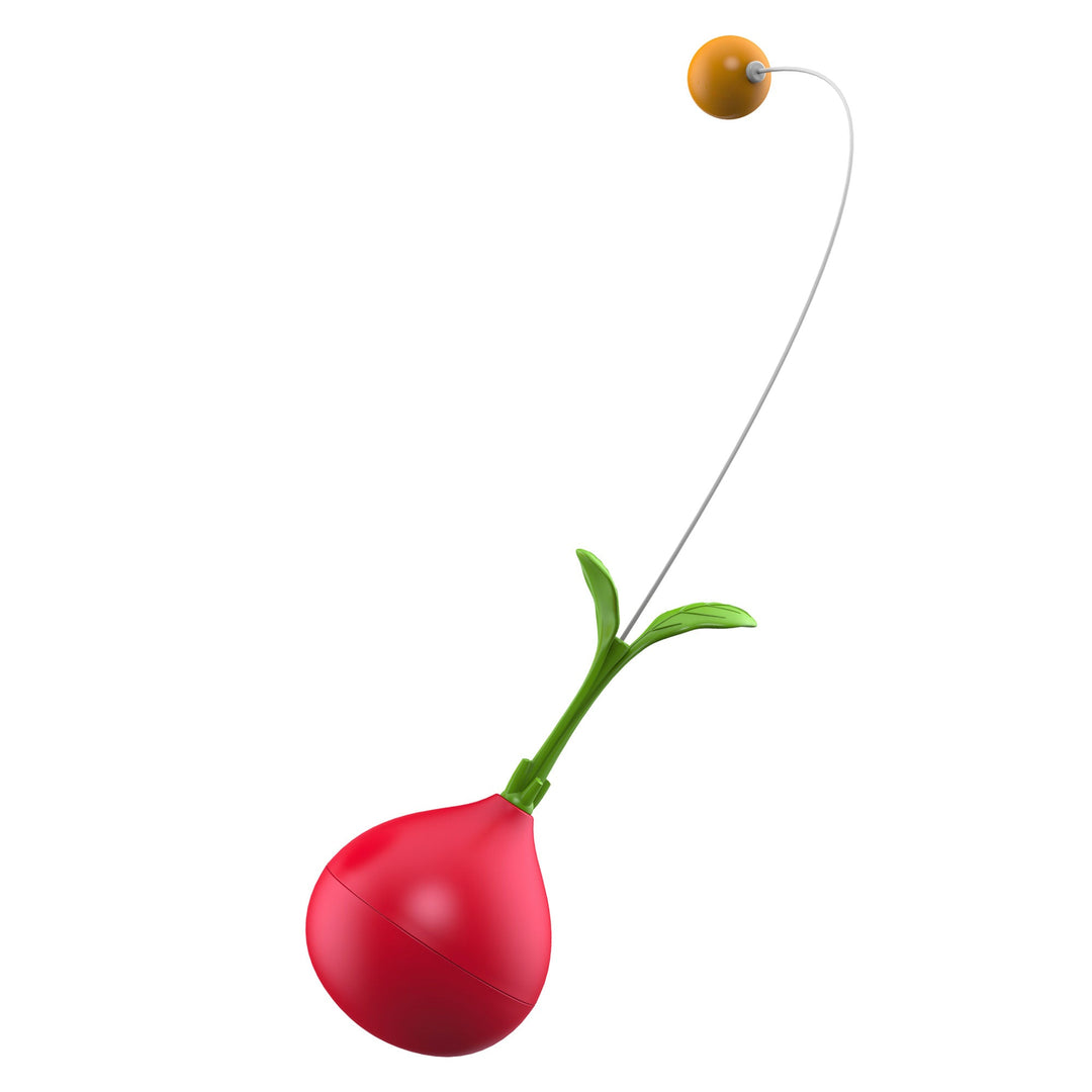 Cherry Radish Vobble Leke – DIY Teaser Lekepinne for Katter Luvikno
