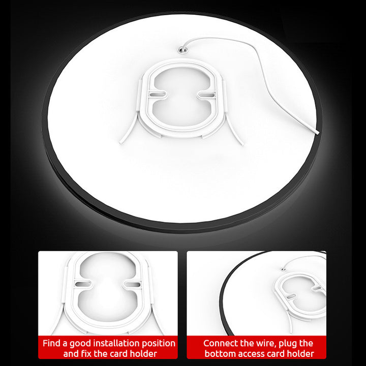 Taklys Rund LED Moderne Flush Fixture Luvikno