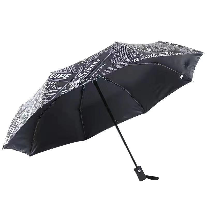 Damen Designer Regenschirm mit innovativem Faltmechanismus Luvikno